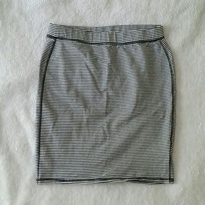 Striped Pencil Skirt